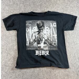 Justin Bieber Purpose Tour Concert Merch Shirt Mens S Black Music Streetwear Y2K